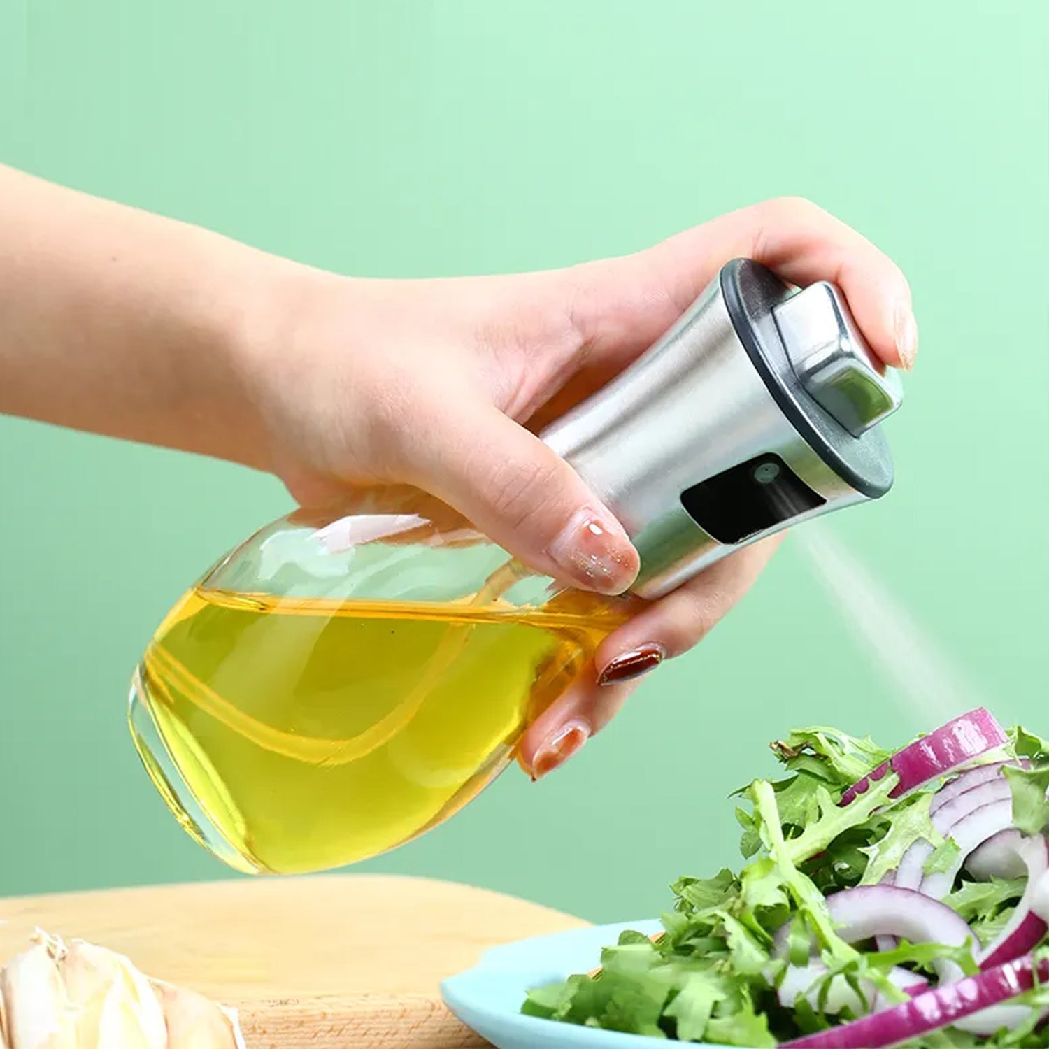 5340 Oil Dispenser Bottle, Oil and Vinegar Cruet, Oil Sprayer Dispenser, Olive Oil Dispenser 200 ml Mist Oil Spray Bottle for Cooking with Plastic 5340 Oil Dispenser Bottle, Oil and Vinegar Cruet, Oil Sprayer Dispenser, Olive Oil Dispenser 200 ml Mist Oil Spray Bottle for Cooking with Plastic